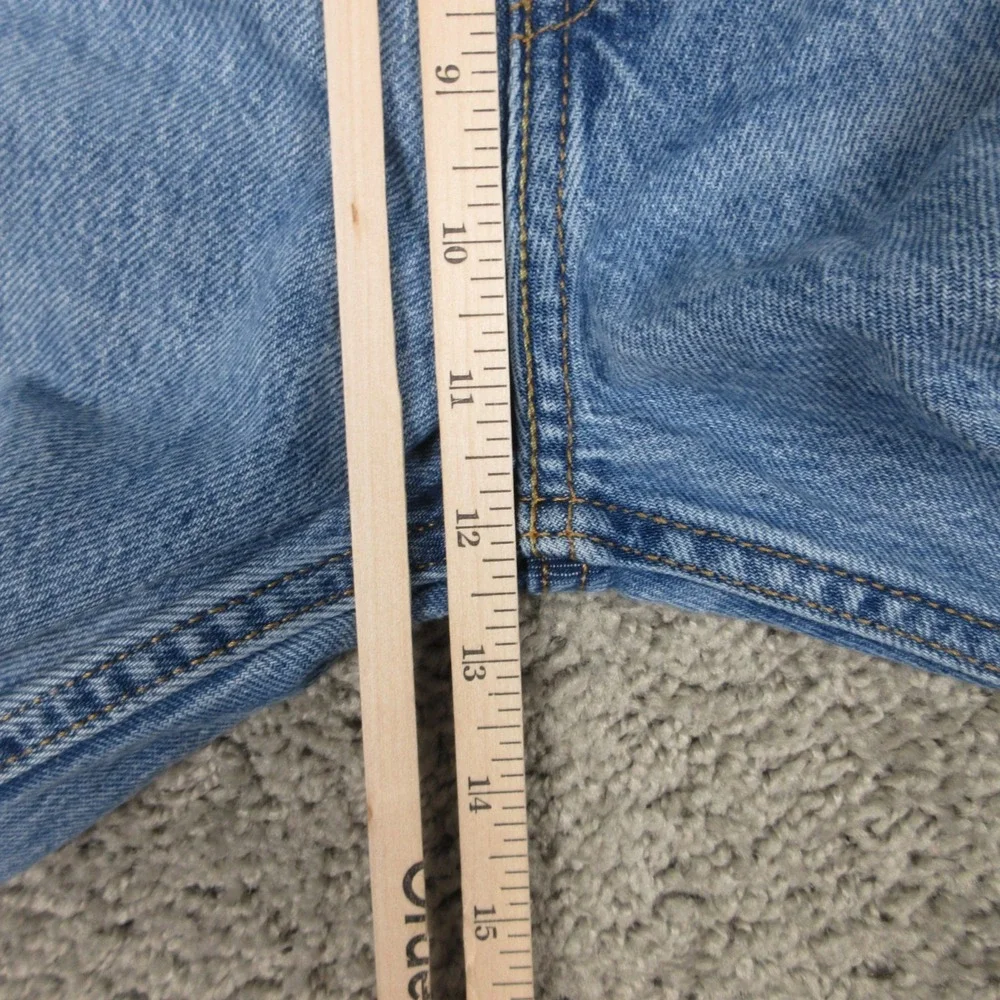 Levis Jeans Mens 32x29 (Tag 32x32) Blue 565 Loose Straight Baggy Fade Denim Pant